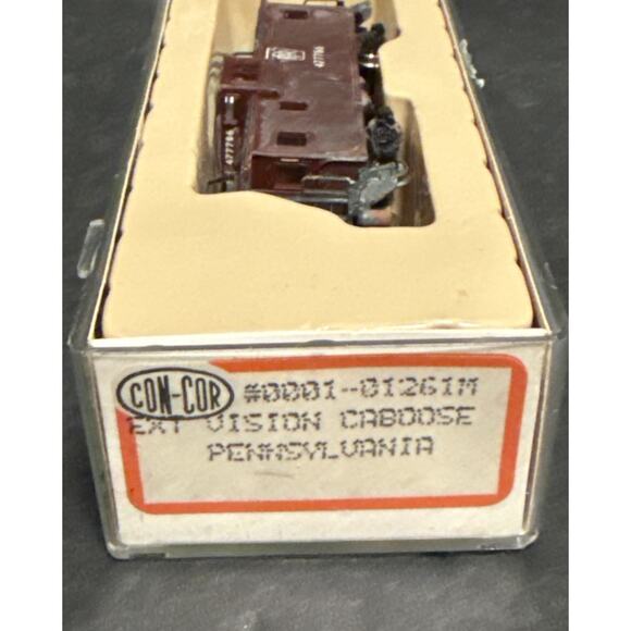 Con-Cor Pennsylvania Extended Vision Caboose 477786 N Scale Train 0001-01261M - Picture 9 of 9
